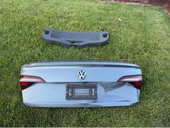 2019-2024 Volkswagen Jetta Trunk Assembly w/ Lights + Backup Camera - Dark Grey