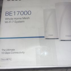 DECO BE17000 Tri-Band Whole Home Mesh WiFi 7 System