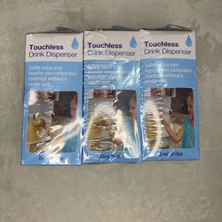 TheMagicTap Touchless Drink Dispensers (Pack of 3) Unopened