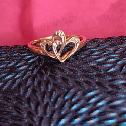 Double Heart Ring