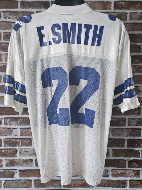 Emmitt Smith Dallas Cowboys 90s Vintage Apex One Jersey Size Adult Large