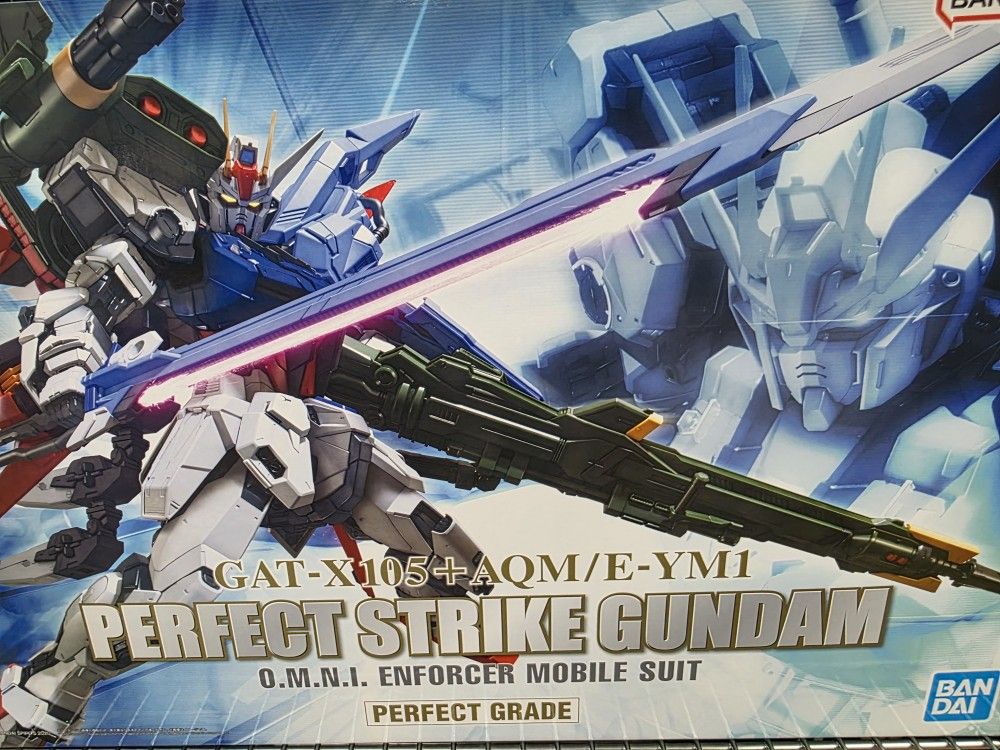 Various Gundam Kits Display Perfect Strike Blazing Generations Japan