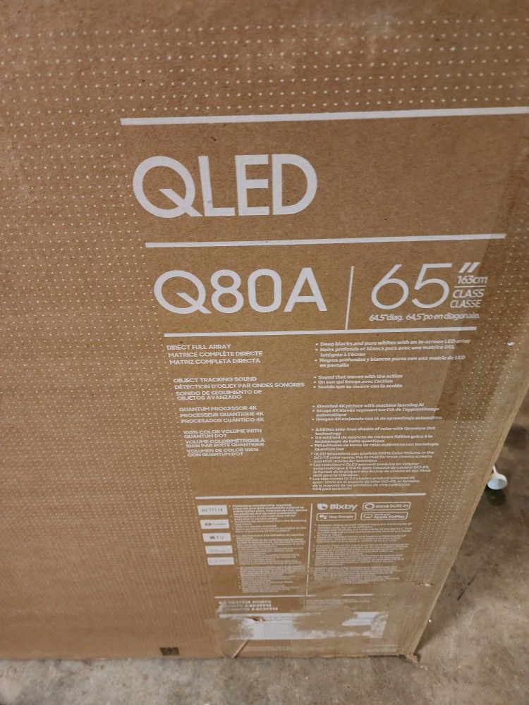 TV SAMSUNG QLED 65" (Q80A)