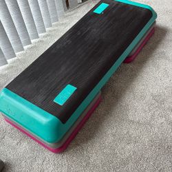 The Step Fitness Platform With Risers