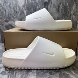 Nike Calm Slide Slides Sandals Slippers Sail FD4116-100   Men's Size 9