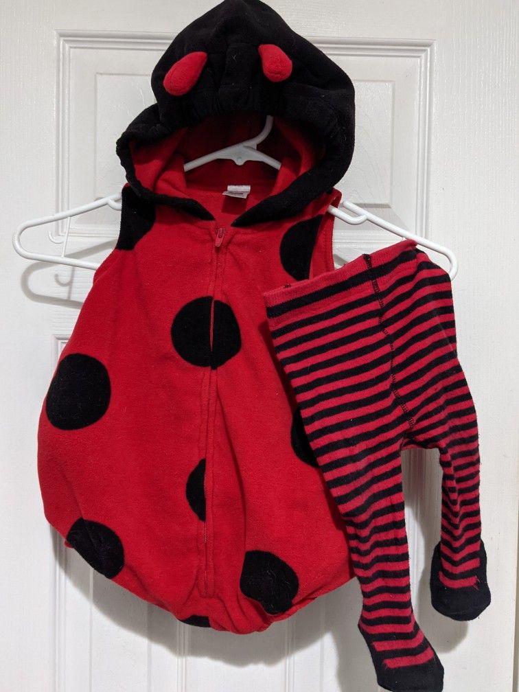 🐞 Ladybug Costume & Tights $8 🐞 Size 12M Will Fit 9M & 12M Huntington Beach 🏖️