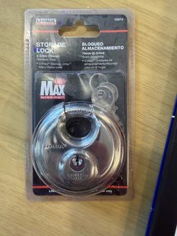 U-Haul Stainless Steel Disc Storage Lock 70mm