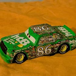 DISNEY PIXAR CARS CHICK HICKS #86 HTB HOSTILE TAKEOVER BANK 1:55 DIECAST