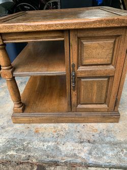 Wooden End Table.