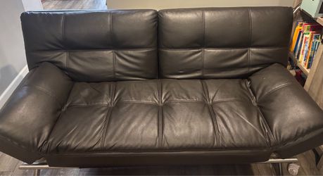 Couches, entertainment center
