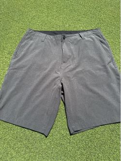 Volcom charcoal gray hybrid shorts size 38 in mint condition