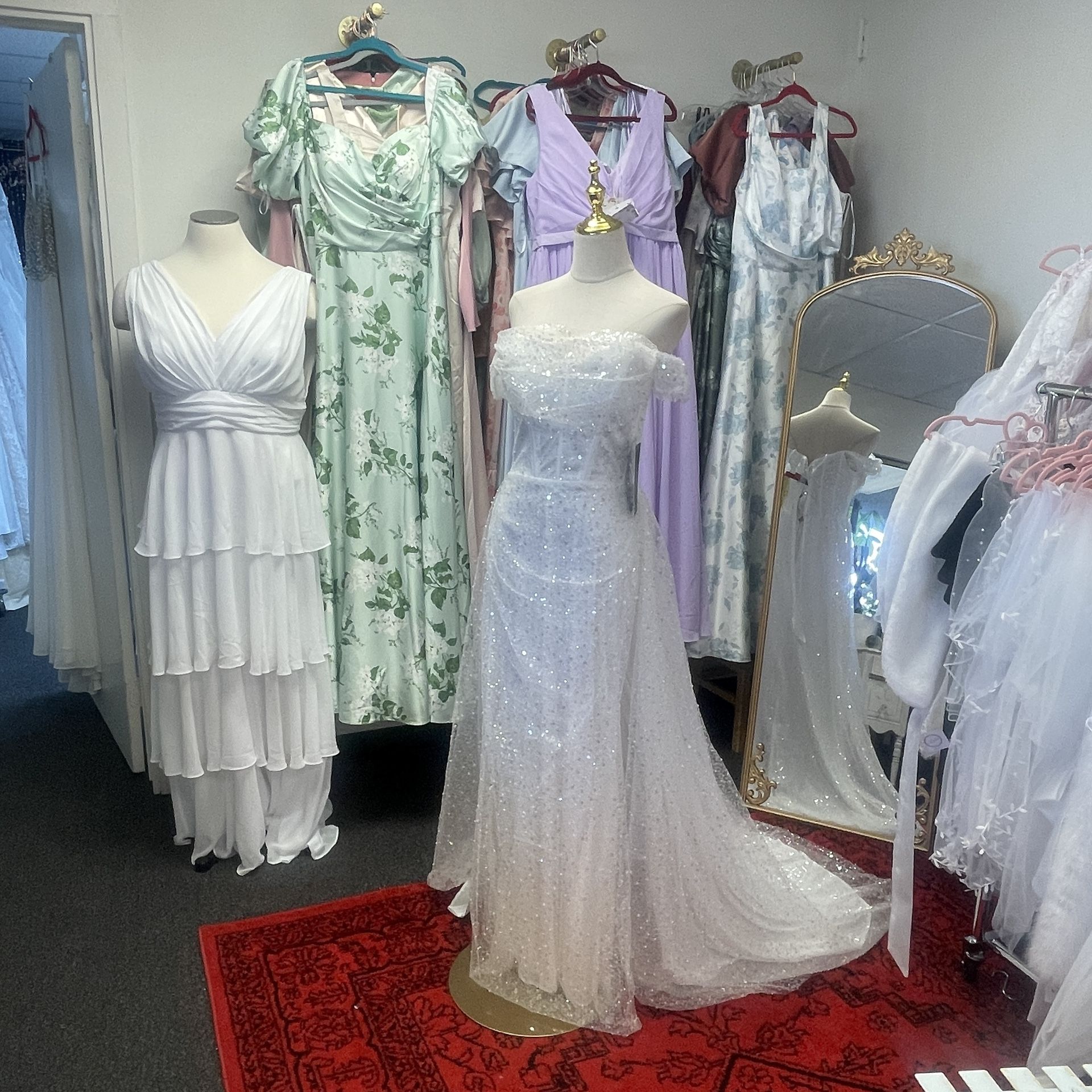 NWT White Wedding Dress Sz M 