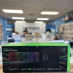 Razer Heroic Bundle - Blackwidow V3 Gaming Keyboard & Deathadder V3 Pro & Pad