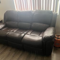 3 Piece Leather Couches