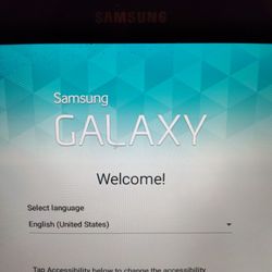 Samsung Galaxy 4 Tablet Works Great. No Charging Cable. 