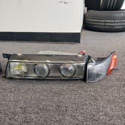 JDM NISSAN S13 SILVIA GENUINE HEADLIGHTS
