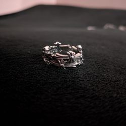 Chrome Hearts Double Cross Ring