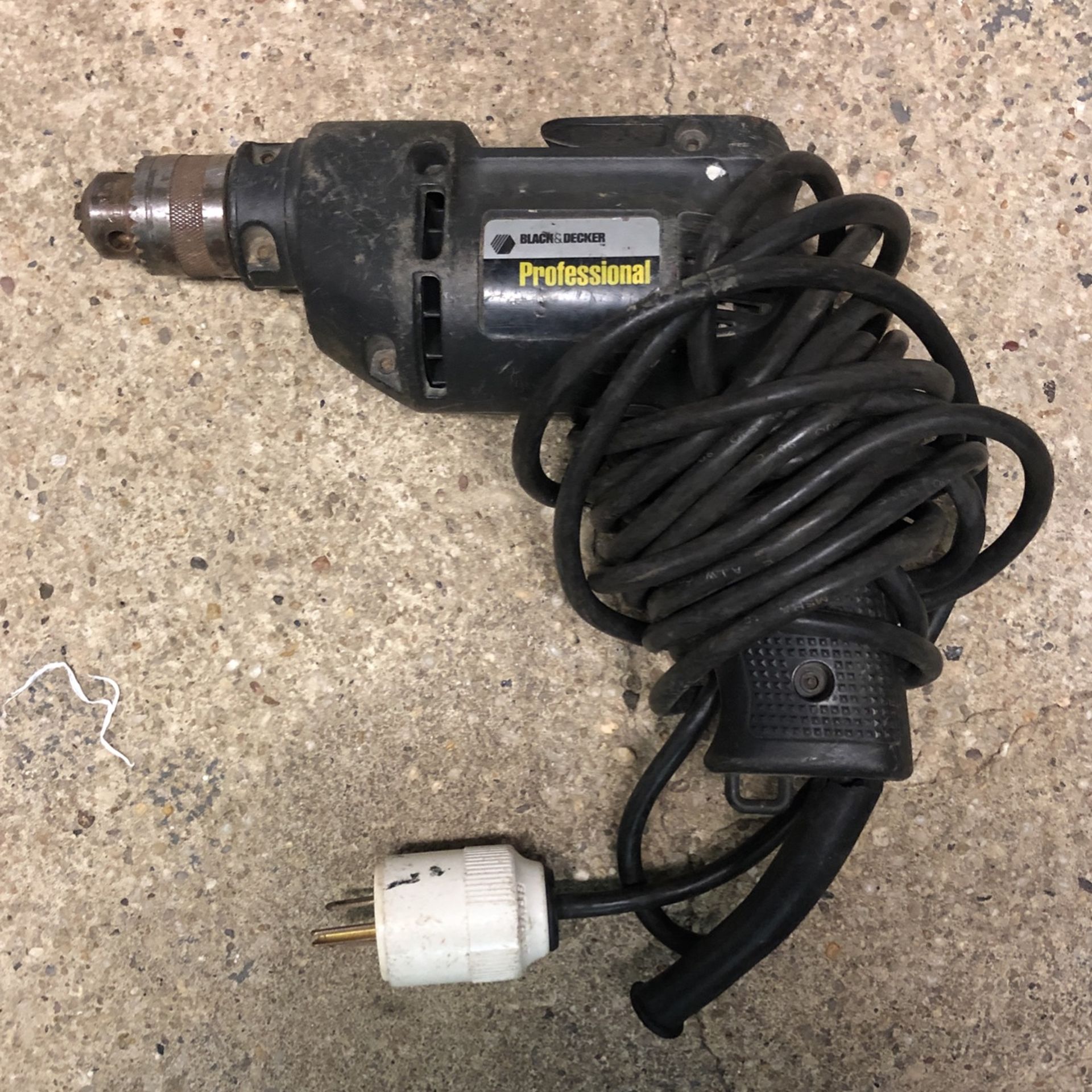 Black and decker professional drill