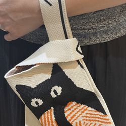 Cute Cat Knot Bag 