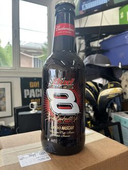2000 Dale Earnhardt Jr. Budweiser Bottle.