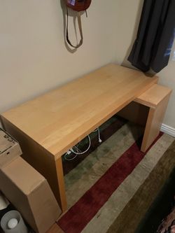 IKEA retractable L desk