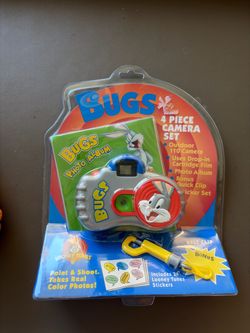 Vintage 1998 Looney Tunes Bugs bunny 110 film camera sealed