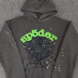 Grey Spider Hoodie 