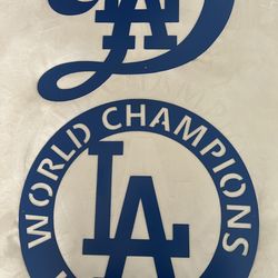 24x24 metal blue signs