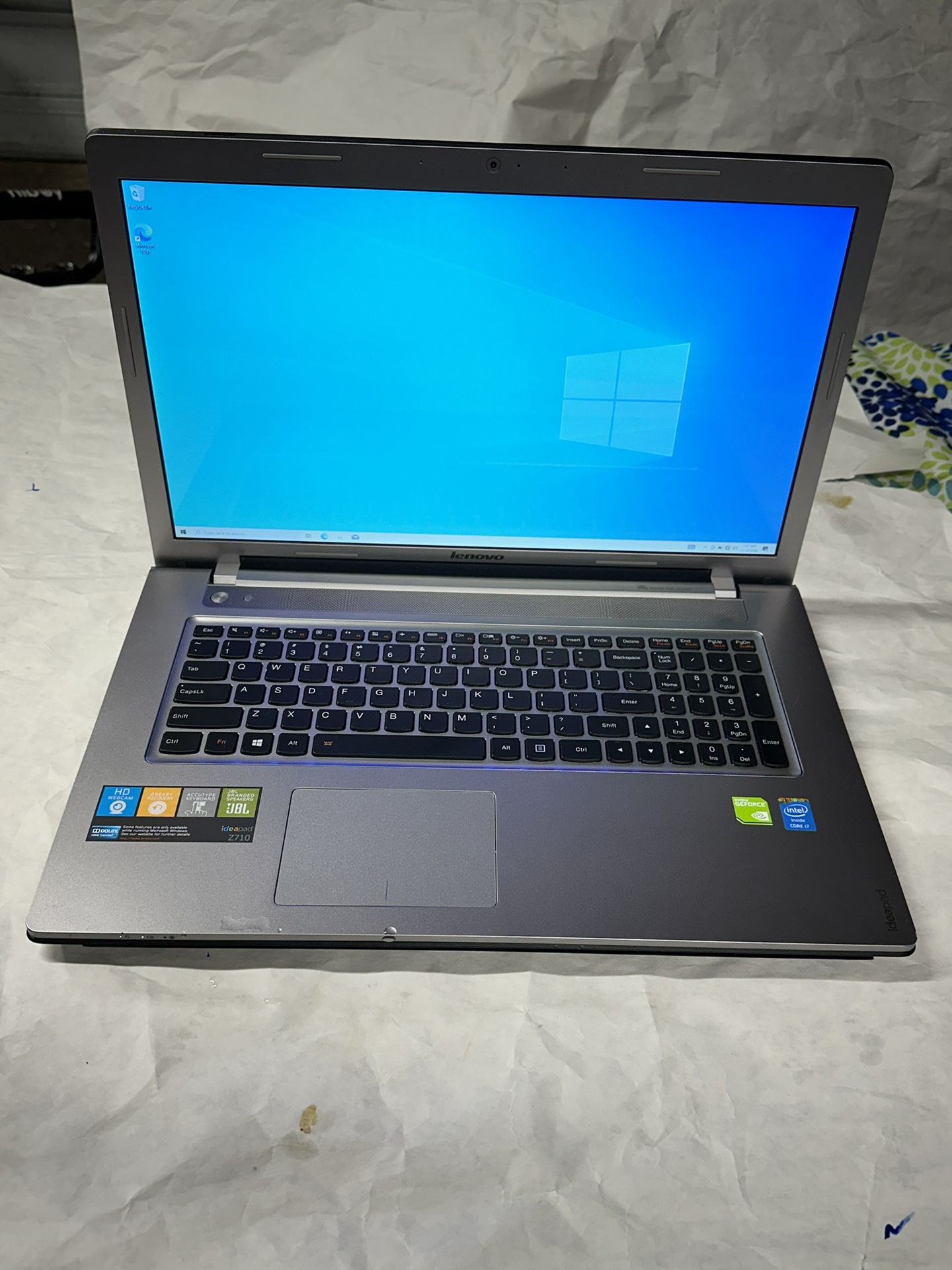 Laptop Lenovo IdeaPad Z710  Intel(R) Core(TM) i7-4710MQ 