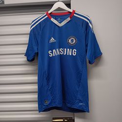 Adidas Chelsea FC Men's Size Medium Blue Samsung Soccer Jersey
