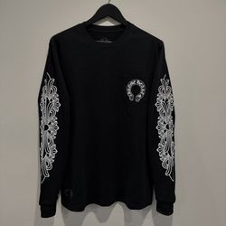 Chrome Hearts Horseshoe Logo  Longsleeve