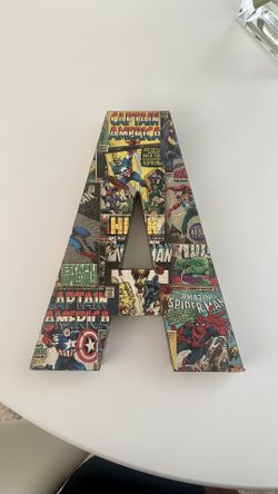 Marvel Avengers Letter A Decor 