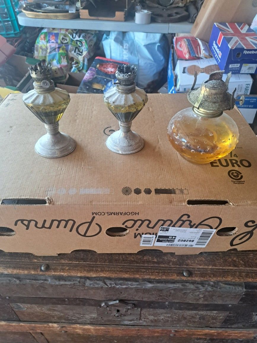 Vintage Oil Lamps