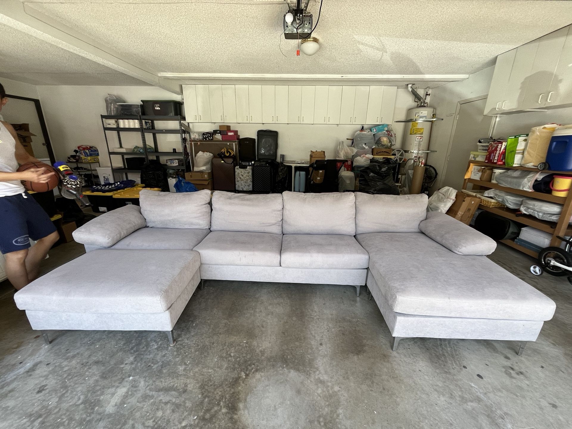 Used Light Grey Couch