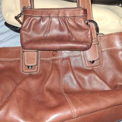 Coach Purse and Matching Wallet