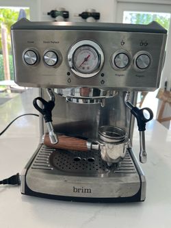 Brim 19 Bar Espresso Coffee Maker & Frother