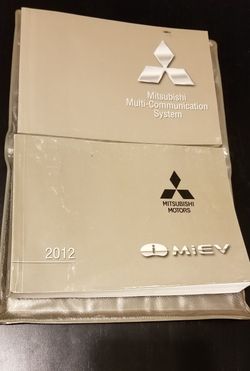 Mitsubishi Imiev I-miev Owners Manual 2012 Electric Car