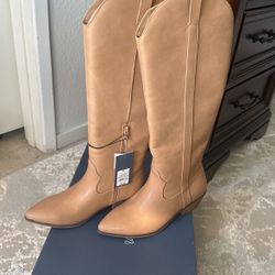 Tall Tan Boots 