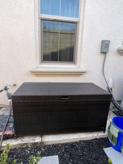 Crosley Wicker Storage Bin $150