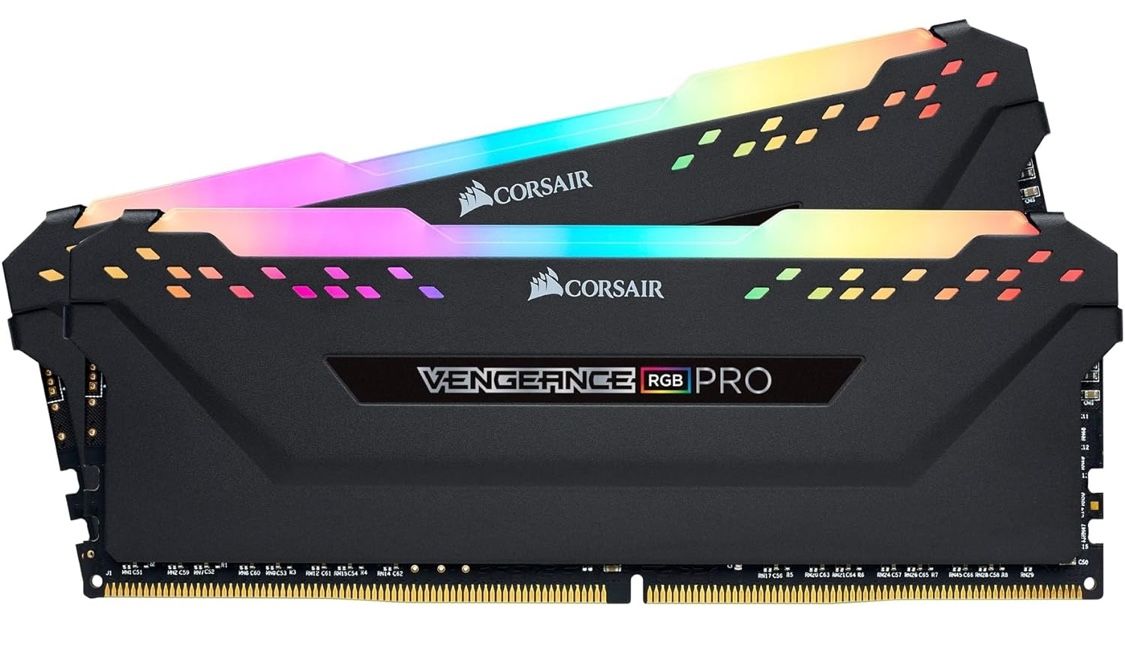 CORSAIR VENGEANCE RGB PRO DDR4 RAM 32GB (2x16GB) 3200MHz