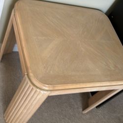 End Wood Table 