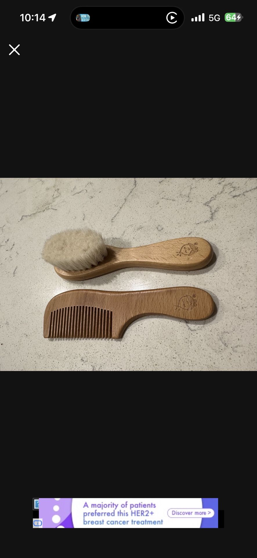 Baby Brush And Comb Set