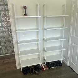 White Book Shelving 