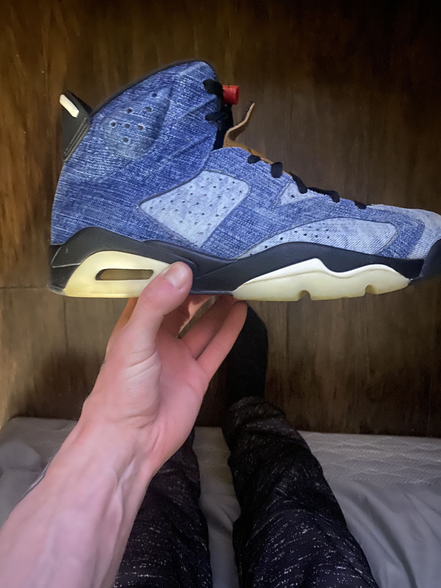 Retro 6 Washed Dennim Jordans