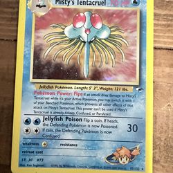 Pokemon Vintage - Misty’s Tentacruel MP
