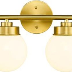 Gold Bathroom Light