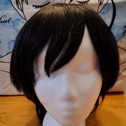 Short Black Cosplay Wig Arda Wigs