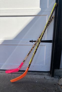Two hockey sticks