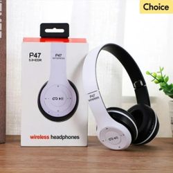 Stereo P47 Headset 5.0 Bluetooth Headset Folding Series Wireless Sports Game Headset for iPhone 
