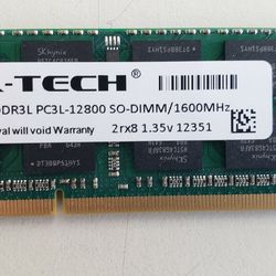 A-Tech 16GB DDR3L PC3L-12800 SO-DIMM/1600MHz